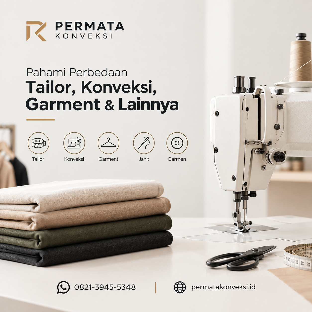 Perbedaan Tailor, Konveksi, dan Garment
